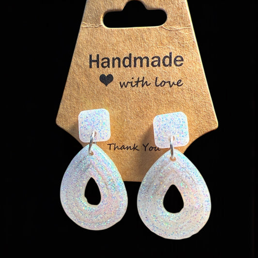 Aurora Glitter Drop Earrings