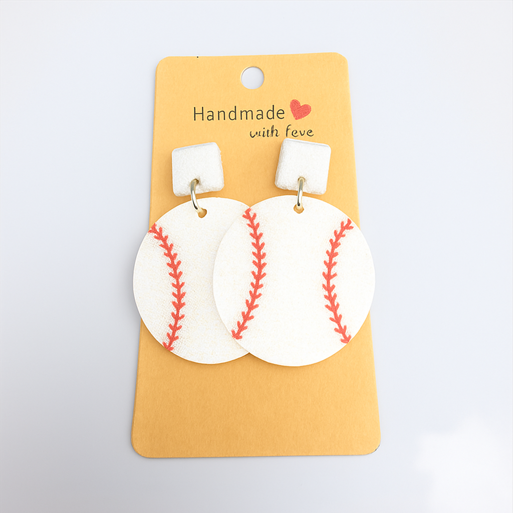Baseball Sparkle Earrings ⚾✨