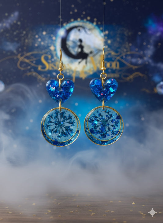 🌌 Midnight Bloom Earrings