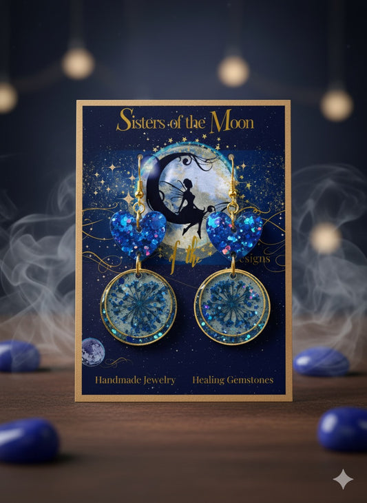 🌌 Midnight Bloom Earrings