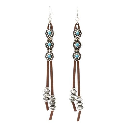 Desert Trails Turquoise Dangle Earrings