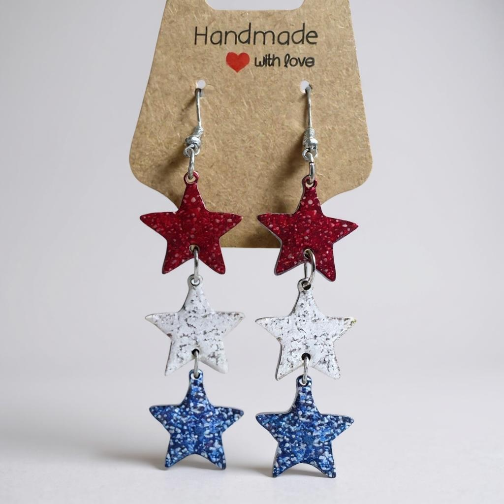 Stars, Stripes & Sparkle – 4th of July Earrings Collection