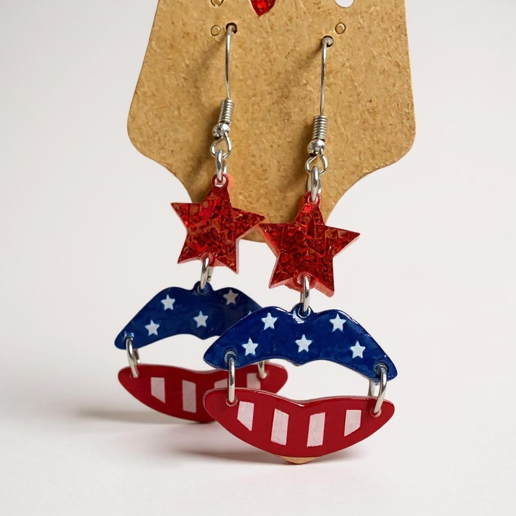 Stars, Stripes & Sparkle – 4th of July Earrings Collection