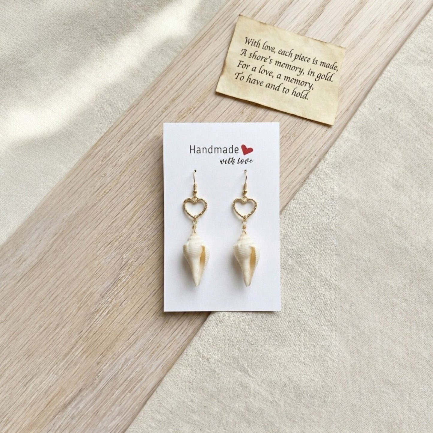 Coastal Heart Earrings