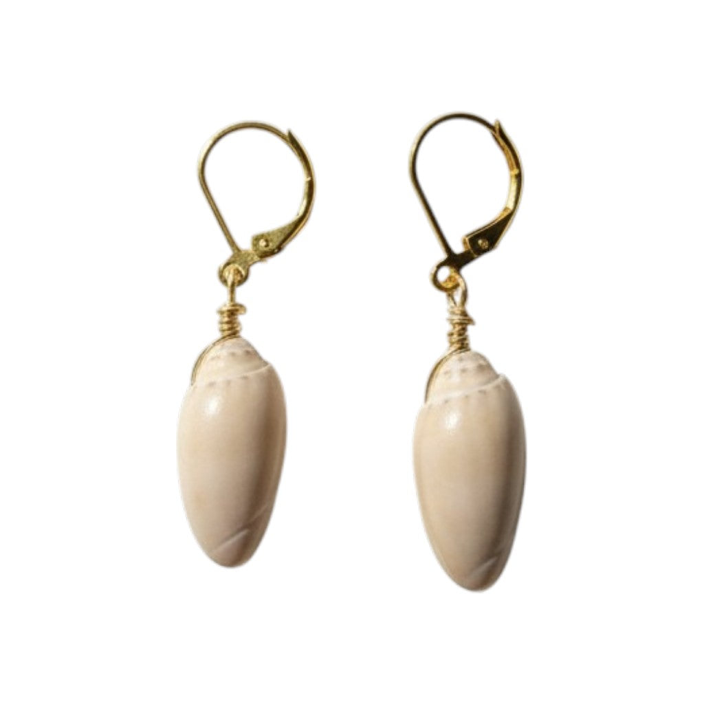 Coastal 3-Piece Olive Shell Necklace, Bracelet & Earrings