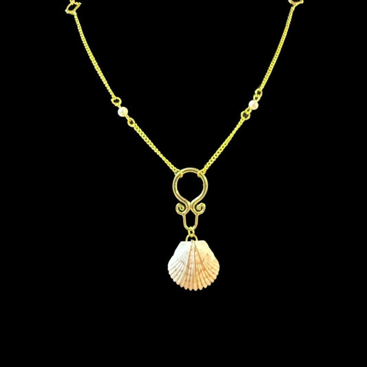 Seashell Necklace, Bracelet, Earrings & Matching Set