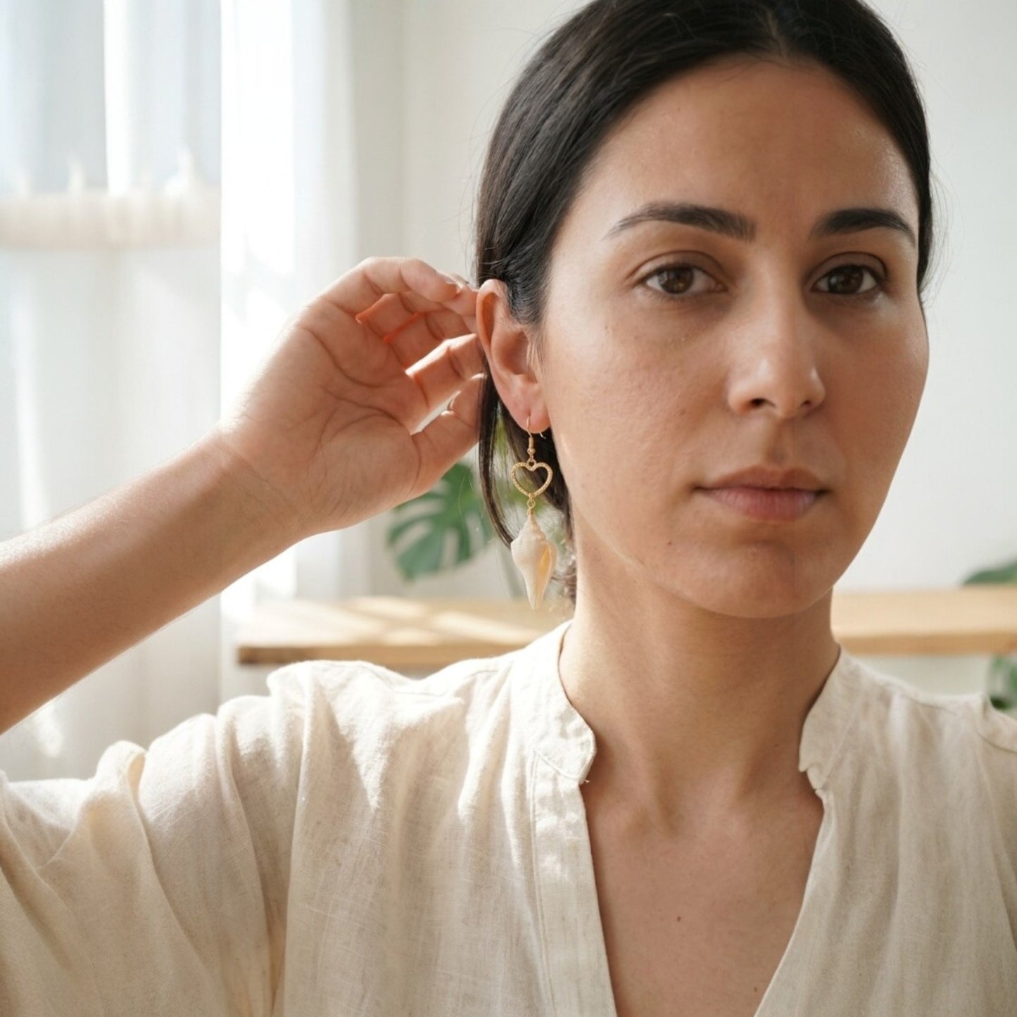 Coastal Heart Earrings