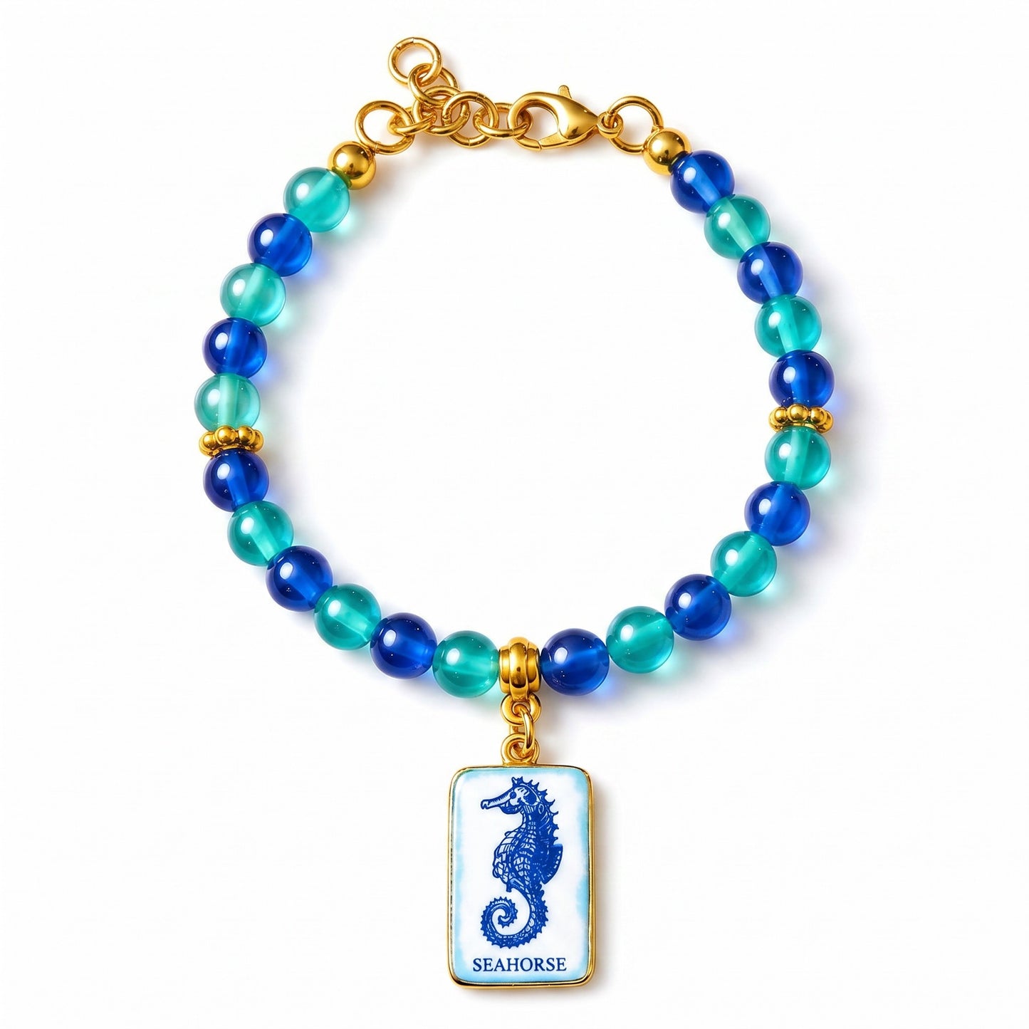 Coastal Seahorse Jewelry Set