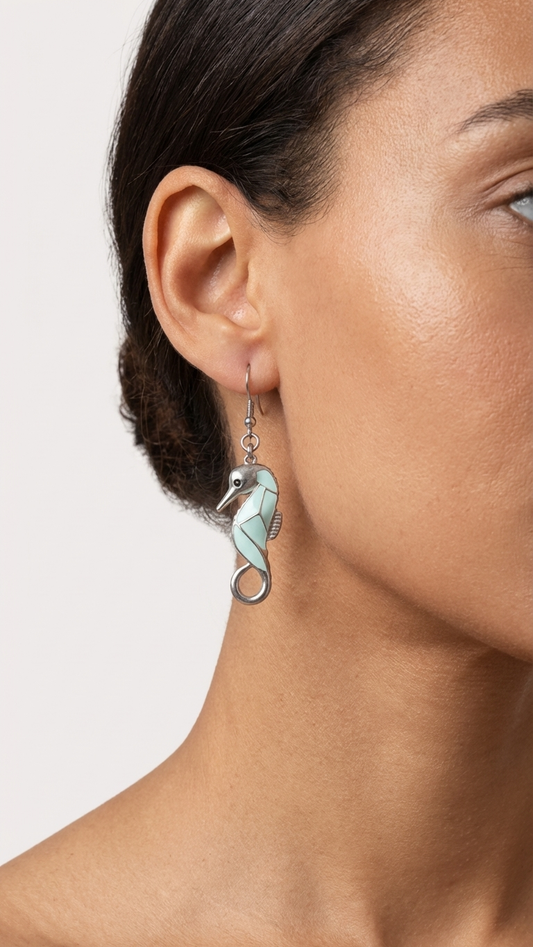 Ocean Spirit Seahorse Earrings